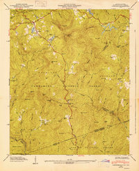 Cashiers 1947 topographic map thumbnail