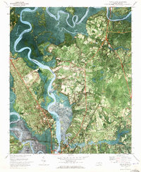 Castle Hayne 1970 topographic map thumbnail