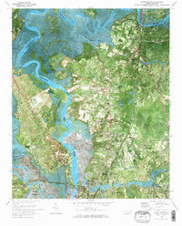 Castle Hayne 1970 topographic map thumbnail