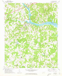 Catawba 1970 topographic map thumbnail