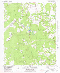 Catherine Lake 1980 topographic map thumbnail