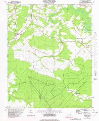 Center Hill 1982 topographic map thumbnail