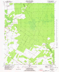 Chapanoke 1982 topographic map thumbnail