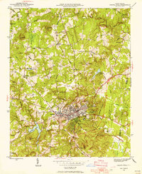 Chapel Hill 1946 topographic map thumbnail