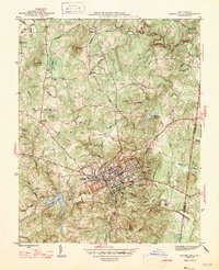 Chapel Hill 1947 topographic map thumbnail