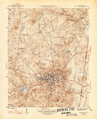 Chapel Hill 1947 topographic map thumbnail