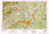Charlotte 1953 topographic map thumbnail