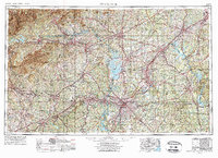 Charlotte 1953 topographic map thumbnail
