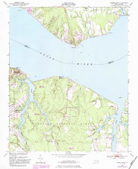 Cherry Point 1949 topographic map thumbnail