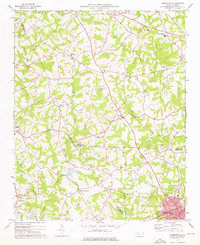 Cherryville 1973 topographic map thumbnail