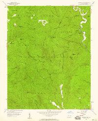 Chestnut Mtn. 1956 topographic map thumbnail