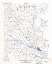 Chocowinity 1903 topographic map thumbnail