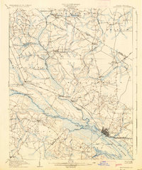 Chocowinity 1905 topographic map thumbnail