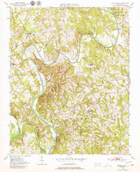 Churchland 1950 topographic map thumbnail