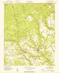 Clifdale 1950 topographic map thumbnail