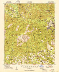 Clifdale 1951 topographic map thumbnail
