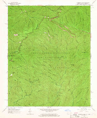 Clingmans Dome 1964 topographic map thumbnail