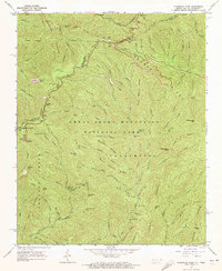 Clingmans Dome 1964 topographic map thumbnail
