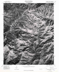 Clingmans Dome 1976 topographic map thumbnail