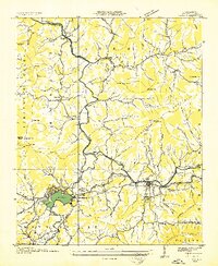 Clyde 1935 topographic map preview