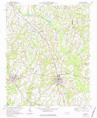 Coats 1973 topographic map thumbnail