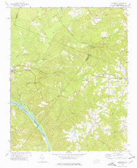 Cokesbury 1974 topographic map thumbnail