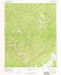 Buffalo Cove 1967 topographic map thumbnail