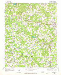 Bunn West 1968 topographic map thumbnail