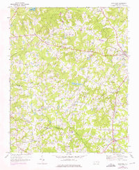 Bunn West 1968 topographic map thumbnail