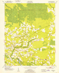 Bunyan 1951 topographic map thumbnail