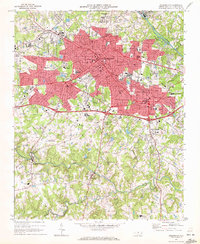Burlington 1969 topographic map thumbnail