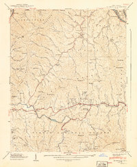 Burnsville 1940 topographic map thumbnail
