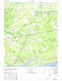 Calabash 1953 topographic map thumbnail