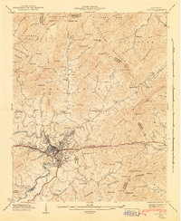 Canton 1942 topographic map thumbnail