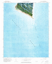 Cape Fear 1970 topographic map thumbnail