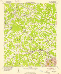 Paw Creek topographic map thumbnail