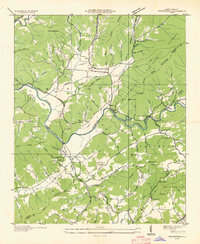 Peachtree 1935 topographic map thumbnail