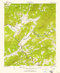 Peachtree 1937 topographic map thumbnail