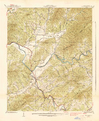 Peachtree 1938 topographic map thumbnail