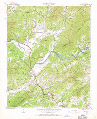 Peachtree 1937 topographic map thumbnail