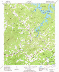 Persimmon Creek 1957 topographic map thumbnail