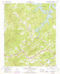 Persimmon Creek 1957 topographic map thumbnail