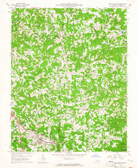 Pilot Mountain 1964 topographic map thumbnail