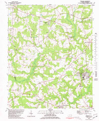 Pinetops 1980 topographic map thumbnail