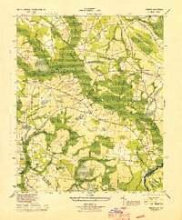 Pireway 1943 topographic map thumbnail