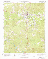 Pittsboro 1970 topographic map thumbnail