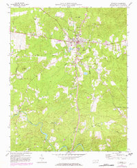 Pittsboro 1970 topographic map thumbnail