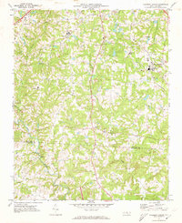 Pleasant Garden 1970 topographic map thumbnail
