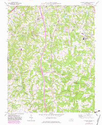 Pleasant Garden 1970 topographic map preview