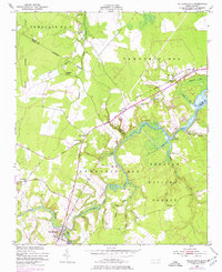 Pollocksville 1950 topographic map thumbnail